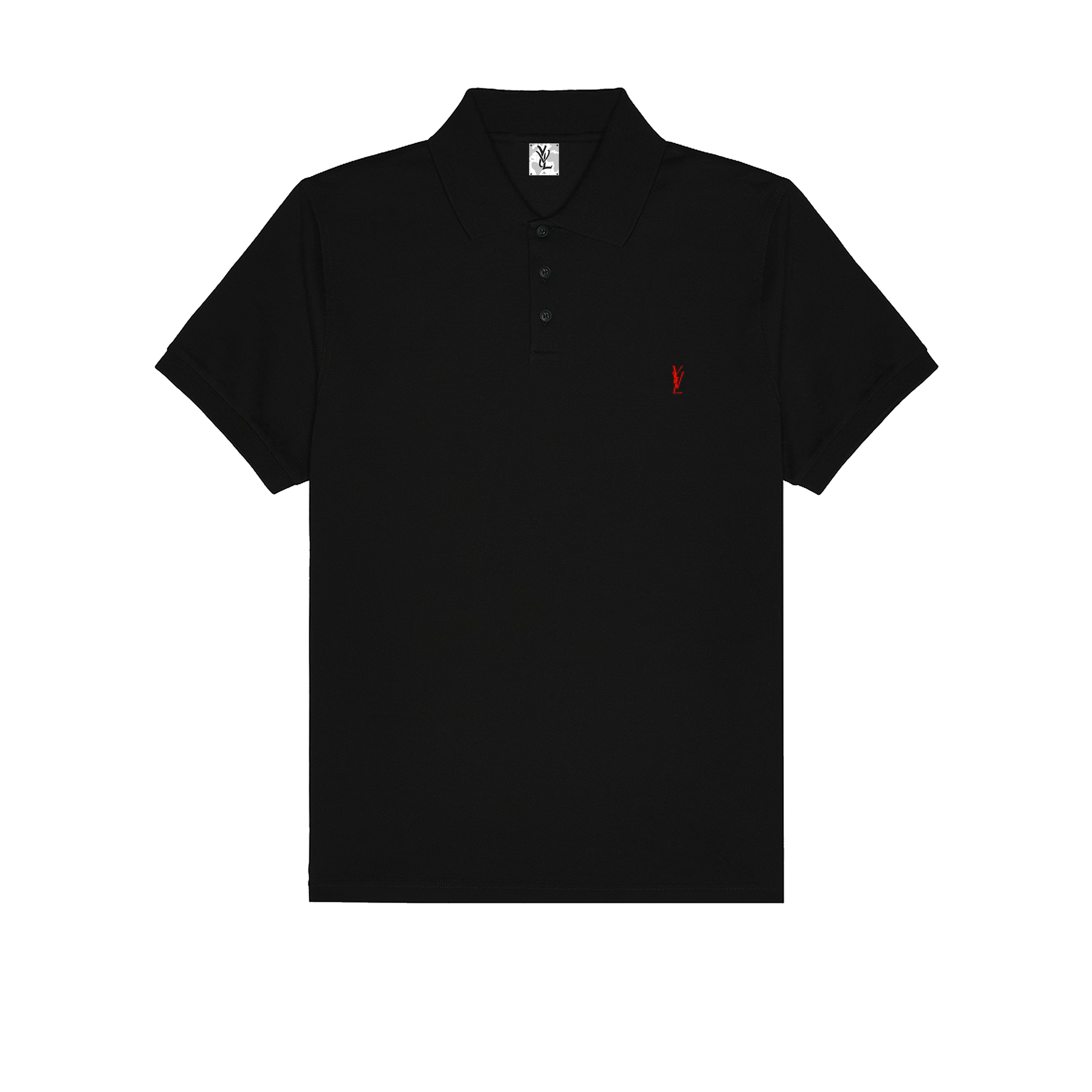 YVL POLO BLK RED | YOUNG VAMP LIFE LLC